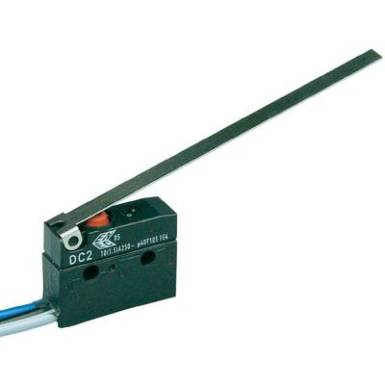 Szubminiatűr kapcsol&oacute;, 250 V/AC 1 v&aacute;lt&oacute; Litze 500 mm IP67 Cherry Switches DC2C-C3LD