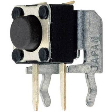 Mini impulzus nyomógomb 2mm 50V/50mA, T632, álló Mini impulzus nyomógomb 2mm 50V/50mA, T632, álló