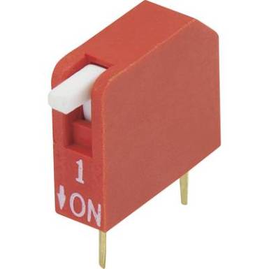 DIP kapcsoló Pólusszám 1 24 V/DC 100 mA Conrad DP DP-01 Piano DIP kapcsoló Pólusszám 1 24 V/DC 100 mA Conrad DP DP-01 Piano
