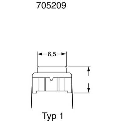 MEC Miniatűr nyák nyomógomb, Multimec 3CSH9 SMD 1 x ki/(be) 24 V/DC 50 mA MEC Miniatűr nyák nyomógomb, Multimec 3CSH9 SMD 1 x ki/(be) 24 V/DC 50 mA