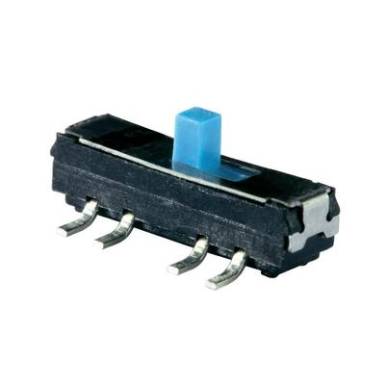 Knitter-Switch MMS 228 tolókapcsoló, 2xbe/be, 12V/DC 200mA Knitter-Switch MMS 228 tolókapcsoló, 2xbe/be, 12V/DC 200mA