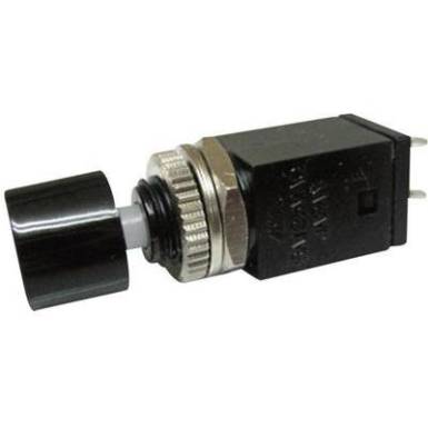 Nyom&oacute;gomb 125 V/AC 3 A 1 x KI/(BE) Miyama DS-410 nyom&oacute; fekete