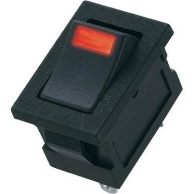 Billenőkapcsoló 250 V/AC 3 A 1 x KI/BE Miyama DS-850-K-F1-LR reteszelő 1 db Billenőkapcsoló 250 V/AC 3 A 1 x KI/BE Miyama DS-850-K-F1-LR reteszelő 1 db