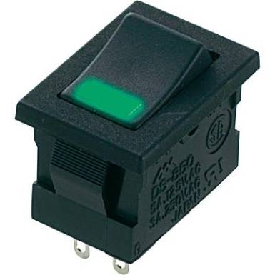 Billenőkapcsoló 250 V/AC 3 A 1 x KI/BE Miyama DS-850-K-F1-LG reteszelő 1 db Billenőkapcsoló 250 V/AC 3 A 1 x KI/BE Miyama DS-850-K-F1-LG reteszelő 1 db