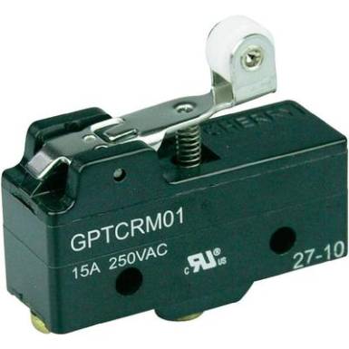 Mikrokapcsoló 250 V/AC 15 A 1 x BE/(BE) Cherry Switches GPTCRM01 nyomó 1 db Mikrokapcsoló 250 V/AC 15 A 1 x BE/(BE) Cherry Switches GPTCRM01 nyomó 1 db