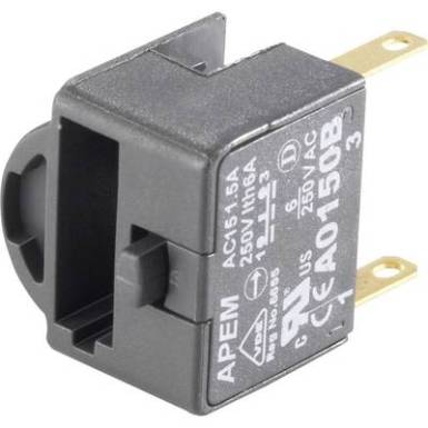 Érintkezőelem 2 nyitó reteszelő 250 V/AC APEM A0152B 1 db Érintkezőelem 2 nyitó reteszelő 250 V/AC APEM A0152B 1 db
