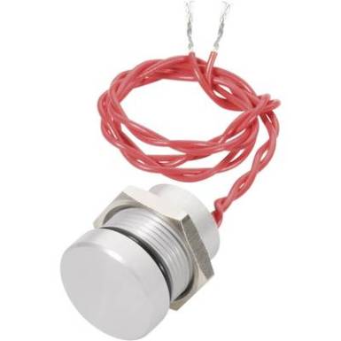 Piezo kapcsoló 24 V DC/AC 0,2 A 1 x KI/(BE) APEM PBAR1AF6000 IP69K nyomó 1 db Piezo kapcsoló 24 V DC/AC 0,2 A 1 x KI/(BE) APEM PBAR1AF6000 IP69K nyomó 1 db