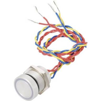 Piezo kapcsol&oacute; 24 V DC/AC 0,2 A 1 x KI/(BE) APEM PBARAAFB000K0B IP69K nyom&oacute; 1 db