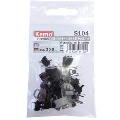 Mikrokapcsoló készlet, Kemo S104 Mikrokapcsoló készlet, Kemo S104