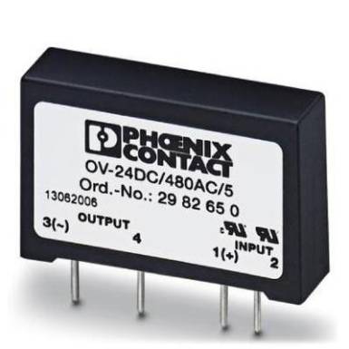 Félvezető relé, Phoenix Contact 2982650 OV-24DC/ 480AC/5 Félvezető relé, Phoenix Contact 2982650 OV-24DC/ 480AC/5