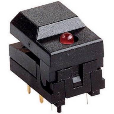 Szubminiatűr lapos nyomógomb LED-del Szubminiatűr lapos nyomógomb LED-del