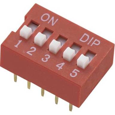 Conrad DIP kapcsoló, DS sorozat DS-02 Standard Pólusszám 2 Conrad DIP kapcsoló, DS sorozat DS-02 Standard Pólusszám 2