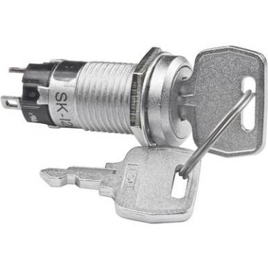 NKK Switches kulcsos kapcsoló, Ø12 mm, 250V/AC, 1A, SK12AAW01 NKK Switches kulcsos kapcsoló, Ø12 mm, 250V/AC, 1A, SK12AAW01