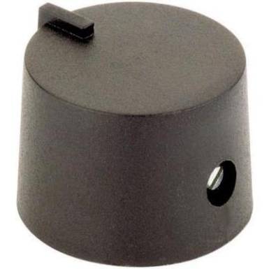 Forgat&oacute;gomb GOMB 21/6 SW Fekete Tengely &Oslash; 6 mm