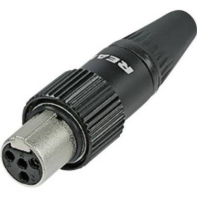 XLR csatlakozó alj, egyenes pólusszám: 5 fekete Rean AV RT5FCT-B 1 db XLR csatlakozó alj, egyenes pólusszám: 5 fekete Rean AV RT5FCT-B 1 db