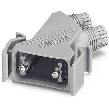 D-SUB doboz, műanyag, f&eacute;mes, 180&deg; ez&uuml;st Phoenix Contact VS-09-T-2M16 5 db