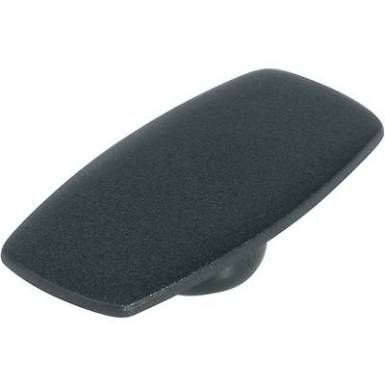 Fed&eacute;l a 40 mm-es gombhoz fekete/feh&eacute;r