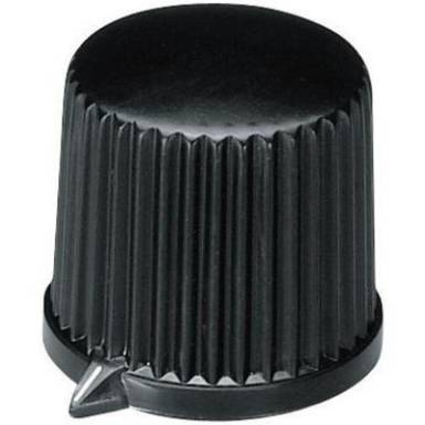 Forgatógomb mutatóval, Ø 6 mm, 20,7 x 6 x 16,9 x 19,7 x 6,2 x 18,3 x 13,5 mm, fekete, OKW Forgatógomb mutatóval, Ø 6 mm, 20,7 x 6 x 16,9 x 19,7 x 6,2 x 18,3 x 13,5 mm, fekete, OKW