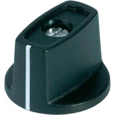 Kapcsológomb 16 mm fekete/fehér Kapcsológomb 16 mm fekete/fehér