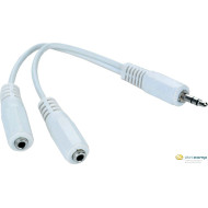 Gembird Adapter Stereo jack male 3.5 mm -- 2 x Stereo jack female 3.5 mm /CCA-415W/