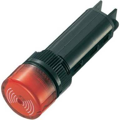 Akusztikus jelad&oacute; Hangerő: 80 dB 12 V/DC Piros, 16 mm, időszakos