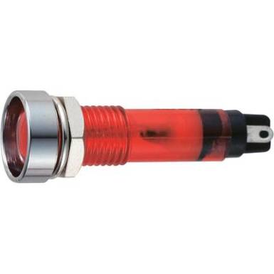 Standard jelzőlámpa, B-406, 12V, piros Standard jelzőlámpa, B-406, 12V, piros