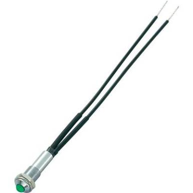 Neon miniatűr jelzőlámpa 230 V/AC, zöld, Beépítési Ø 6,2 mm Sedeco Neon miniatűr jelzőlámpa 230 V/AC, zöld, Beépítési Ø 6,2 mm Sedeco