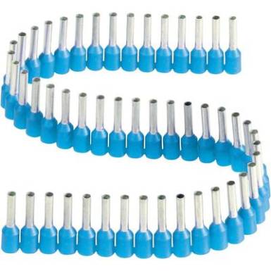 érvéghüvelyek műanyag nyakkal szalagon 0,75 mm² x 8 mm Világoskék Vogt Verbindungstechnik 1 szalag = 50 érvéghüvely érvéghüvelyek műanyag nyakkal szalagon 0,75 mm² x 8 mm Világoskék Vogt Verbindungstechnik 1 szalag = 50 érvéghüvely