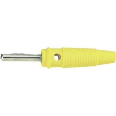 BKL Electronic csavaros banándugó, egyenes, Ø 4 mm, sárga, 072151-P BKL Electronic csavaros banándugó, egyenes, Ø 4 mm, sárga, 072151-P