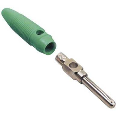 BKL Electronic csavaros ban&aacute;ndug&oacute;, egyenes, &Oslash; 4 mm, z&ouml;ld, 072152-P