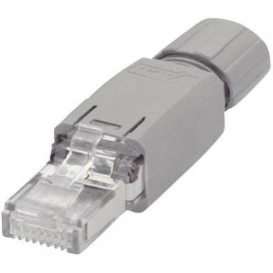 WAGO RJ45 csatlakozó dugó IP20 CAT5e, szürke, 51198266 WAGO RJ45 csatlakozó dugó IP20 CAT5e, szürke, 51198266