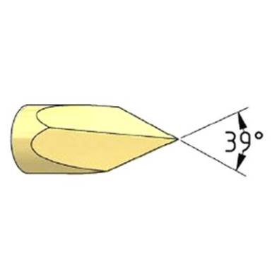Be&eacute;p&iacute;thető, szerelhető m&eacute;rőhegy, m&eacute;rőt&uuml;ske, "V" sorozat PTR 1025/E-V-1.5N-AU-0.9