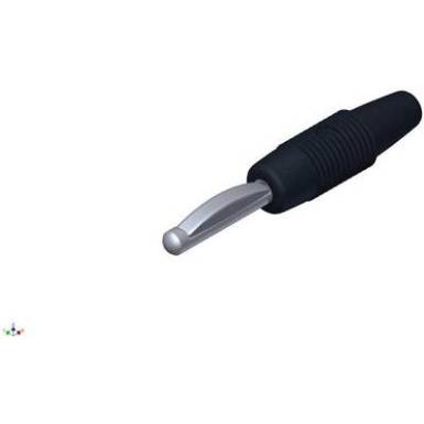 Hirschmann forrasztós banándugó, egyenes, Ø 4 mm, fekete, VON 30 SKS Hirschmann forrasztós banándugó, egyenes, Ø 4 mm, fekete, VON 30 SKS