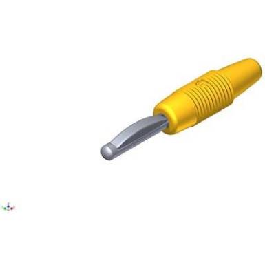 Hirschmann forrasztós banándugó, egyenes, Ø 4 mm, sárga, VON 30 SKS Hirschmann forrasztós banándugó, egyenes, Ø 4 mm, sárga, VON 30 SKS