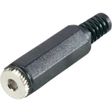 Jack csatlakozóaljzat, 3,5MM 4pólusú, törés elleni védelemmel Jack csatlakozóaljzat, 3,5MM 4pólusú, törés elleni védelemmel