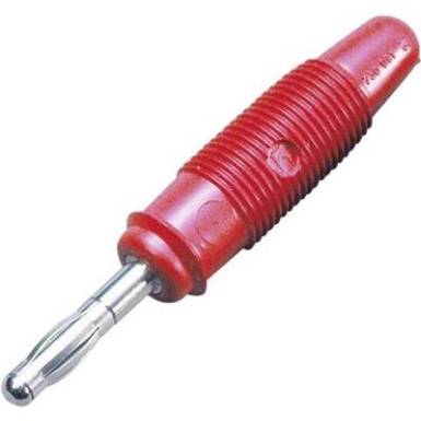 Hirschmann forrasztós banándugó, egyenes, Ø 4 mm, piros, LAS 30 SKS Hirschmann forrasztós banándugó, egyenes, Ø 4 mm, piros, LAS 30 SKS