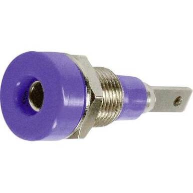 Beépíthető hüvely 2 mm, LB-I2R lila Beépíthető hüvely 2 mm, LB-I2R lila