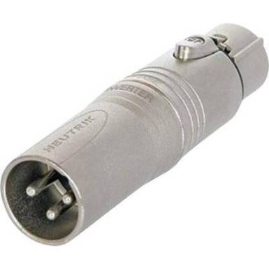 XLR adapter XLR dugó - XLR alj, Neutrik NA3M5F, 1 db XLR adapter XLR dugó - XLR alj, Neutrik NA3M5F, 1 db
