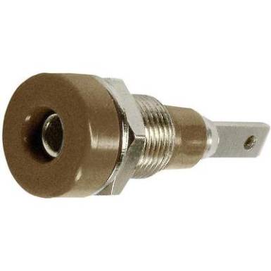 Beépíthető hüvely 2 mm, LB-I2R barna Beépíthető hüvely 2 mm, LB-I2R barna