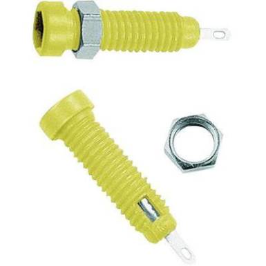 Beépíthető hüvely 2 mm, LB2-IF sárga Beépíthető hüvely 2 mm, LB2-IF sárga