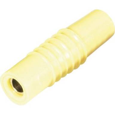 Schnepp csavaros lengő banánhüvely, egyenes, Ø 4 mm, sárga, KP 4000 L Schnepp csavaros lengő banánhüvely, egyenes, Ø 4 mm, sárga, KP 4000 L