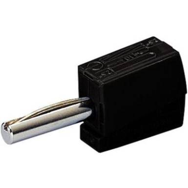 WAGO gyorsszórítós banándugó, egyenes, Ø 4 mm, fekete, 215-311 WAGO gyorsszórítós banándugó, egyenes, Ø 4 mm, fekete, 215-311