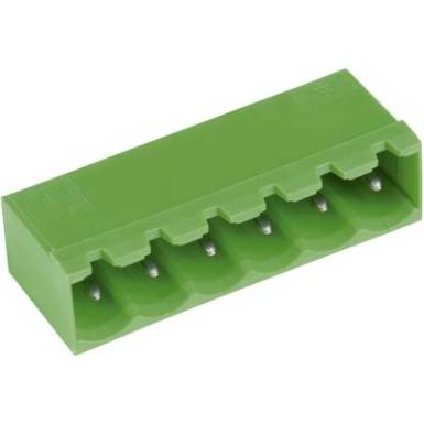 Vízszintes tűsor - STL(Z)950-V sorozat Raszterméret: 5.0 mm Pólusszám: 5 Zöld PTR 50950055001E Tartalom: 1 db Vízszintes tűsor - STL(Z)950-V sorozat Raszterméret: 5.0 mm Pólusszám: 5 Zöld PTR 50950055001E Tartalom: 1 db