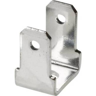 Dugaszol&oacute; cs&uacute;sz&oacute;saru dug&oacute; 2,8 mm/0,8 mm 90&deg;/90&deg; szigeteletlen, f&eacute;mes Vogt Verbindungstechnik 381790.67