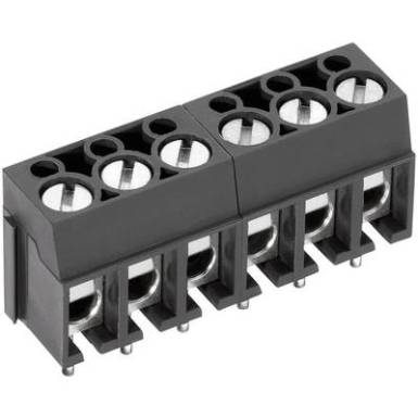 Forrasztható csavaros szorító, AK100-V Raszterméret: 5.0 mm Pólusszám: 5 Szürke 50100050121G PTR Tartalom: 1 db Forrasztható csavaros szorító, AK100-V Raszterméret: 5.0 mm Pólusszám: 5 Szürke 50100050121G PTR Tartalom: 1 db
