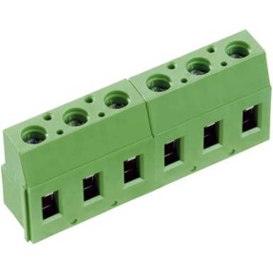 Forrasztható csavaros szorító emelő elvvel, AK(Z)710-V, RM 7.62 mm Pólusszám: 3 zöld 50710030213E PTR Forrasztható csavaros szorító emelő elvvel, AK(Z)710-V, RM 7.62 mm Pólusszám: 3 zöld 50710030213E PTR
