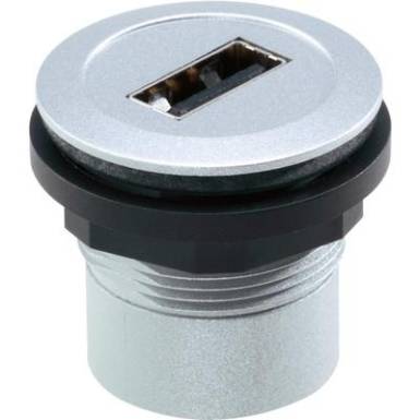 Schlegel beépíthető USB alj 2.0, fém, RRJ_USB_AB Schlegel beépíthető USB alj 2.0, fém, RRJ_USB_AB