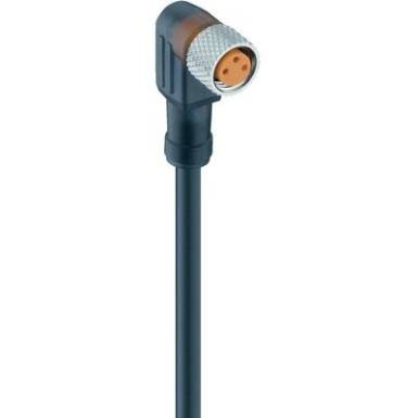 Működtető/érzékelő csatlakozóvezeték, M8 alj, hajlított Pólusszám: 3 RKMWV/LED A 3-224/5 M Lumberg Automation Működtető/érzékelő csatlakozóvezeték, M8 alj, hajlított Pólusszám: 3 RKMWV/LED A 3-224/5 M Lumberg Automation
