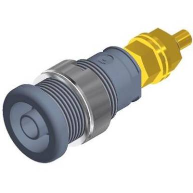 Beépíthető laborcsatlakozó, szürke SEB 2600 G 4 MM Beépíthető laborcsatlakozó, szürke SEB 2600 G 4 MM