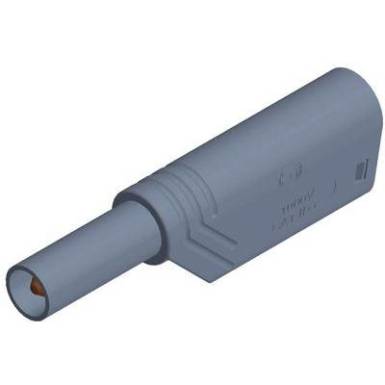 Hirschmann csavaros biztonsági lamellás banándugó, egyenes, Ø 4 mm, 24A, szürke, LAS S WS SKS Hirschmann csavaros biztonsági lamellás banándugó, egyenes, Ø 4 mm, 24A, szürke, LAS S WS SKS